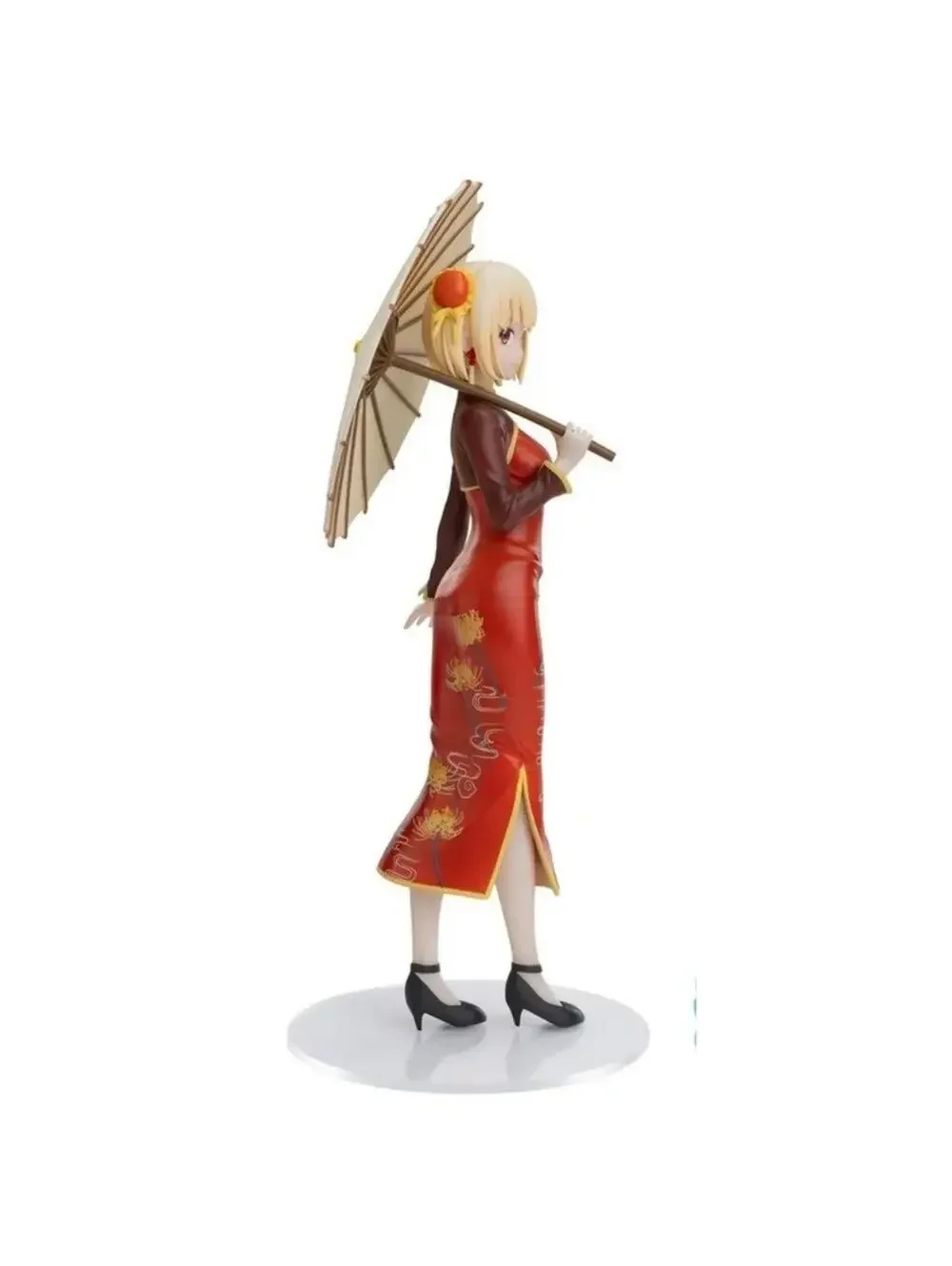 Sega Luminasta Chisato Nishikigi Lycoris Recoil Figure Red Dress New Anime